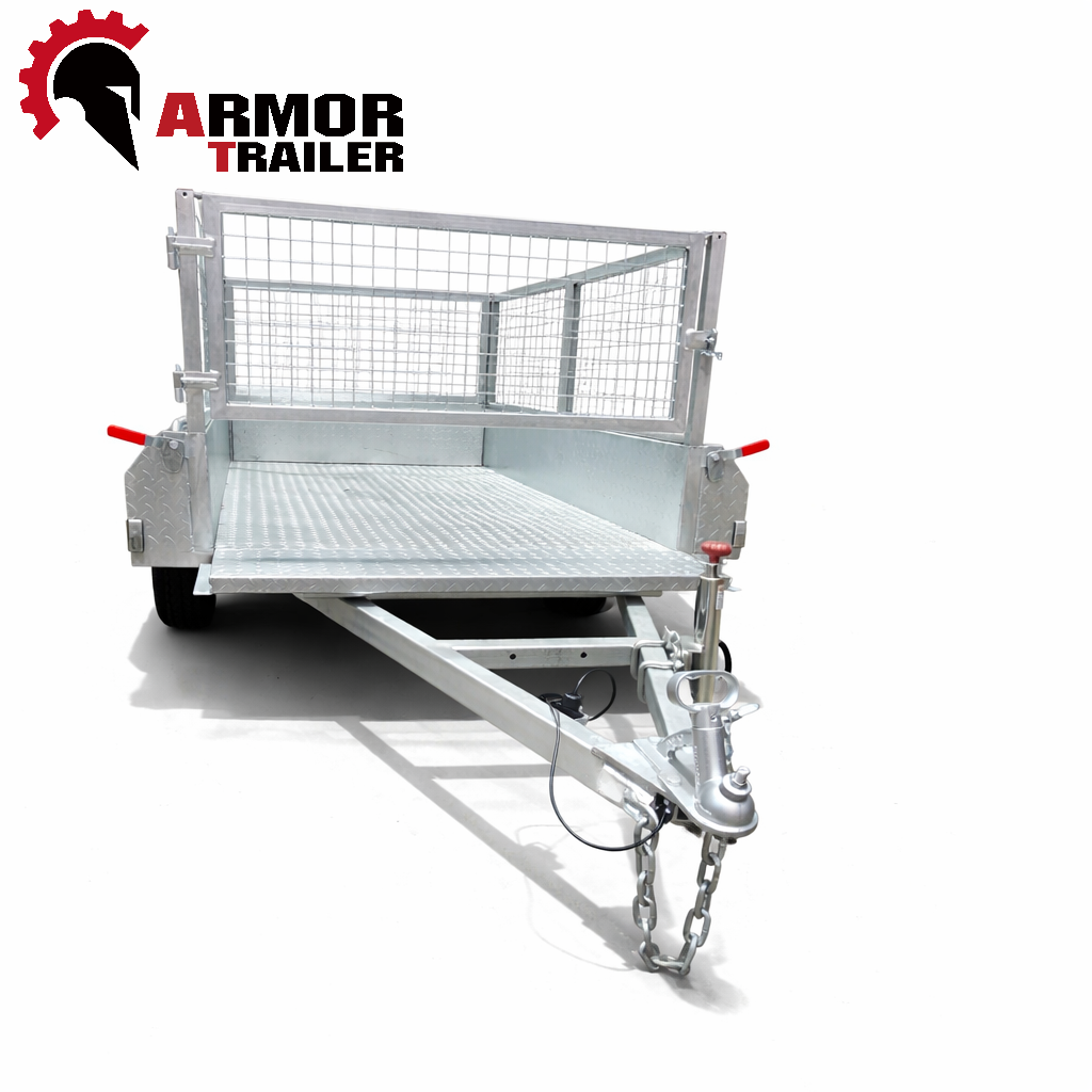 DISCOUNT ( RRP $ 2200 / Now $ 1990 ) 7x4 Galvanised Trailer ATM 750KG ( Model : S74 )